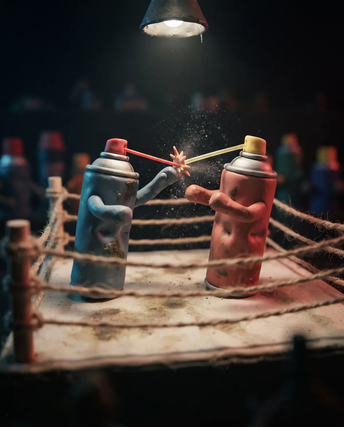 Houdini Lock Lube vs 3-IN-ONE Lock Lube: claymation fight preview