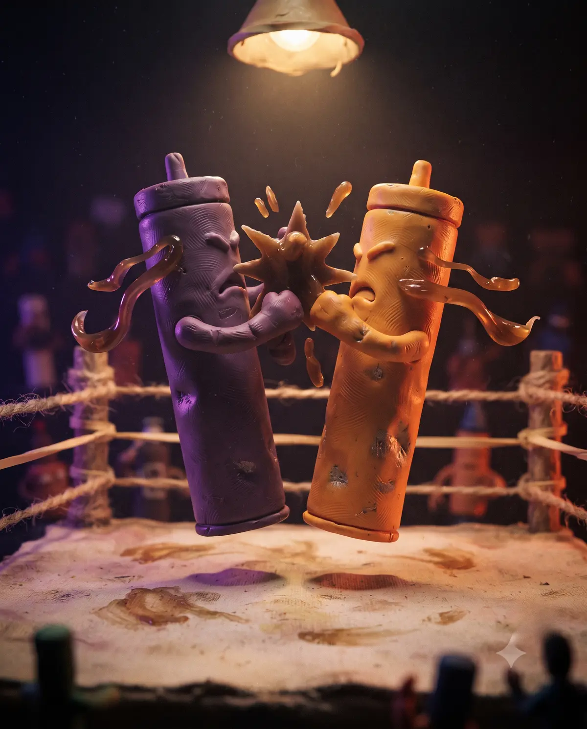 Super Lube Synthetic vs Mobil 1 Grease: claymation fight preview