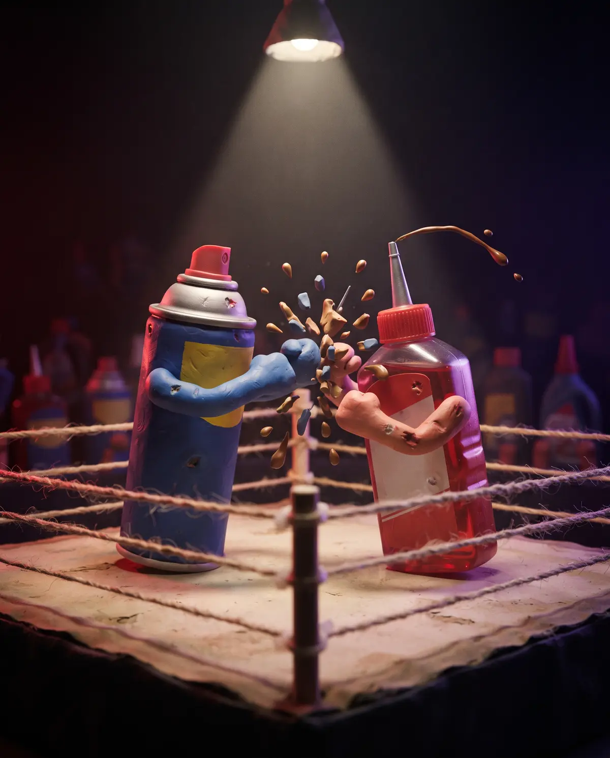 WD-40 Original vs Kroil: claymation fight preview